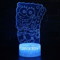 Lampe 3D Bob l'Éponge