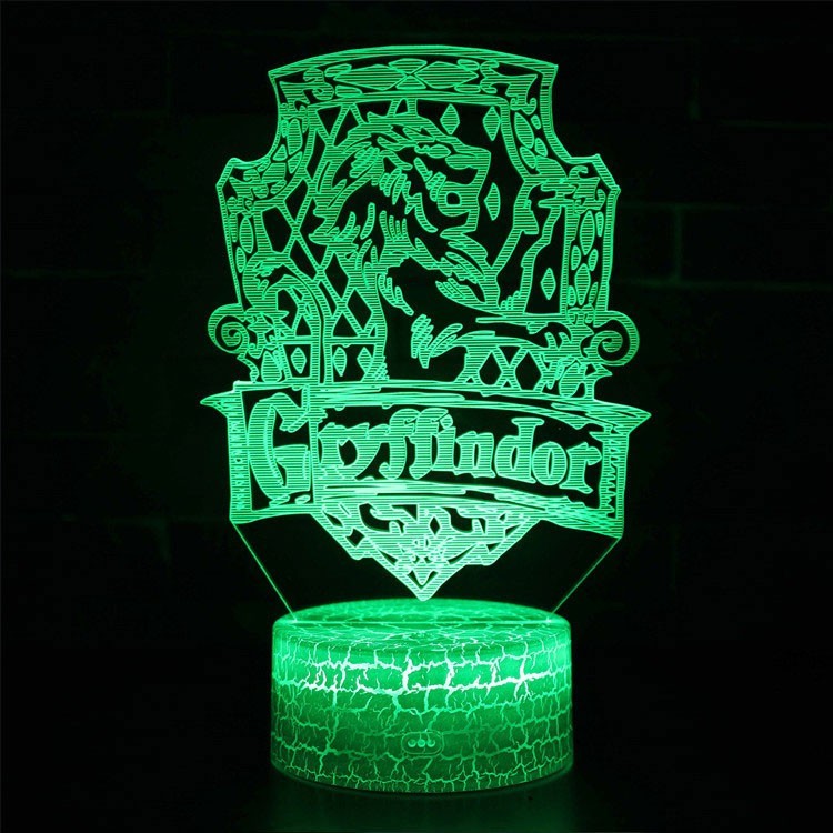 Lampe 3D Harry Potter : Blason Poudlard