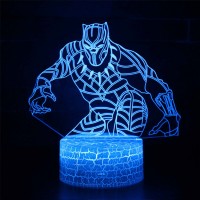 Lampe 3D Black Panther
