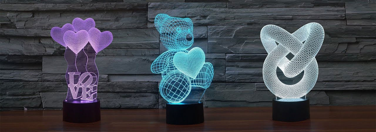 Lampes 3D LED
